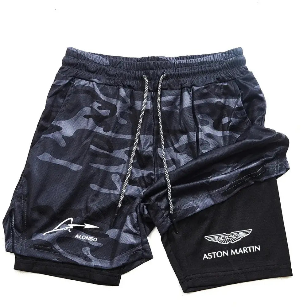 R&z - Aston Martin Logo Sport Shorts - 2 / M