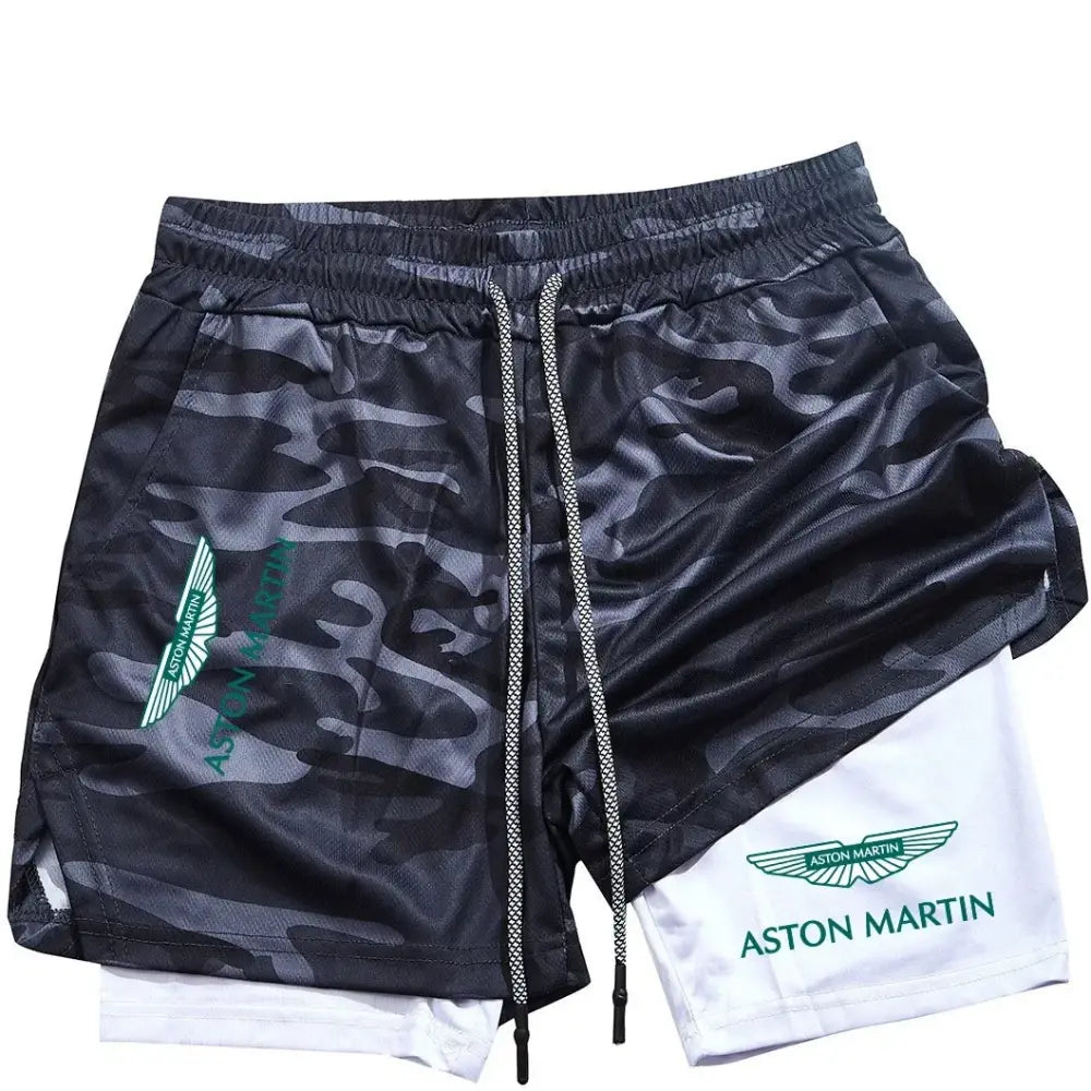 R&z - Aston Martin Logo Sport Shorts - 5 / XL