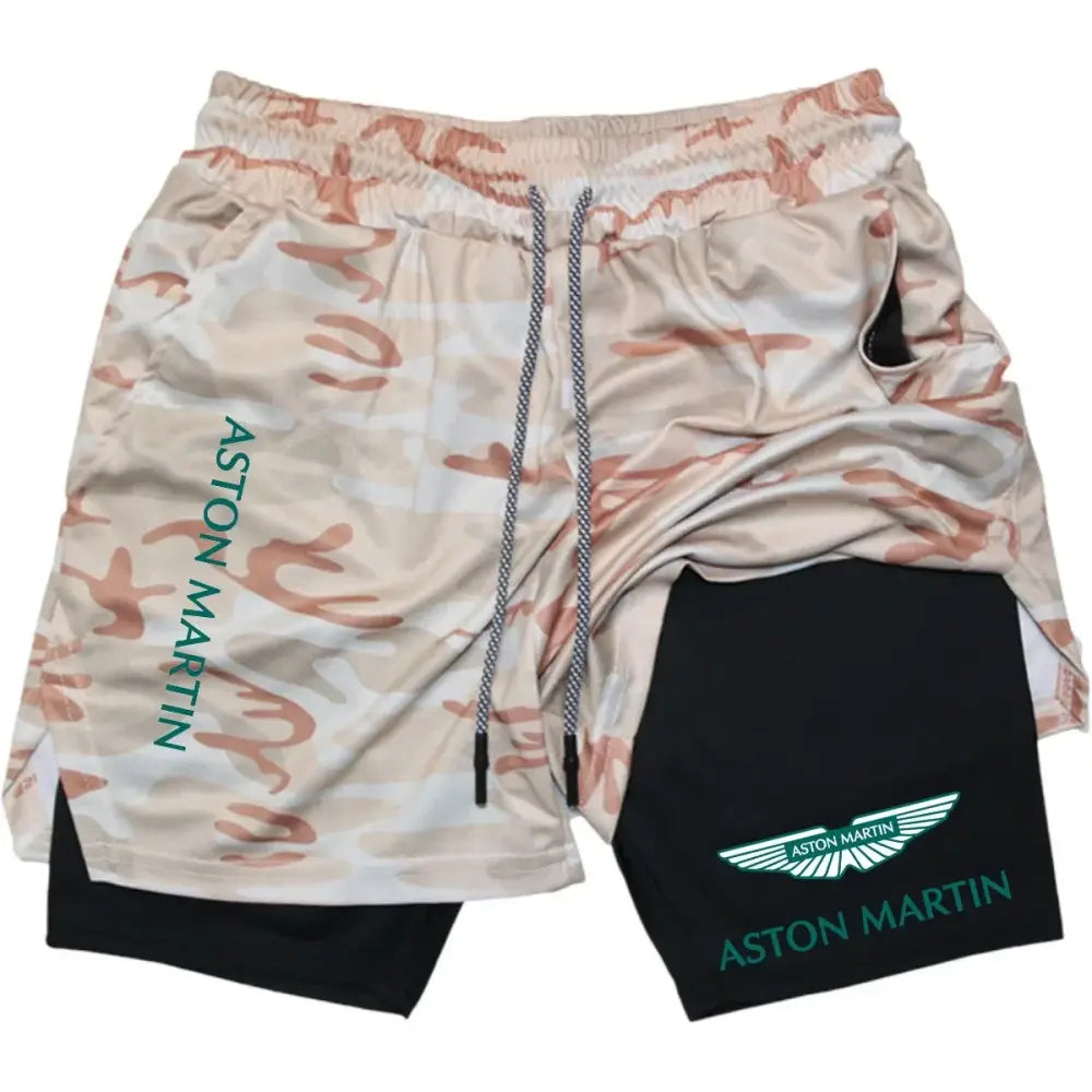 R&z - Aston Martin Logo Sport Shorts - 7 / M