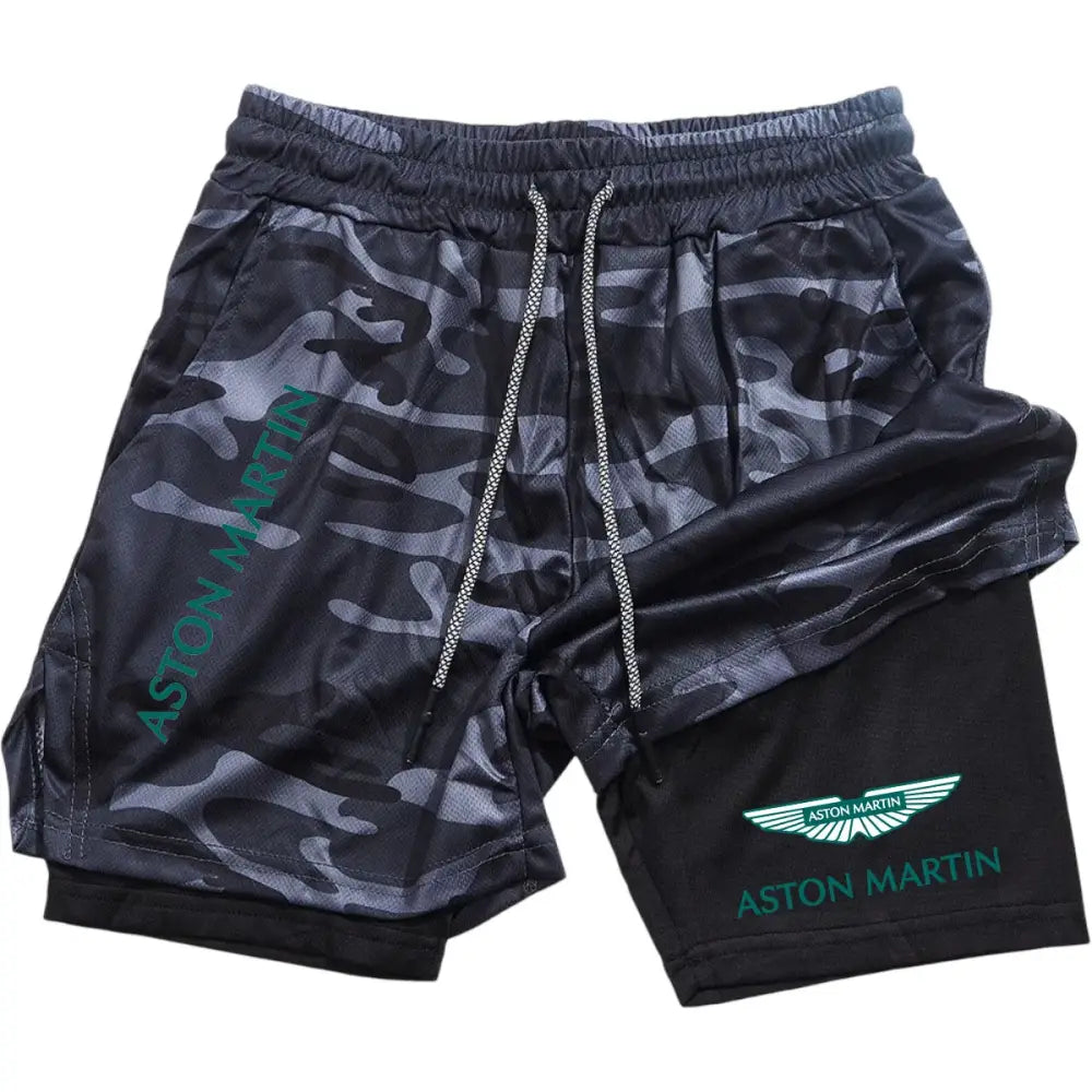 R&z - Aston Martin Logo Sport Shorts - 8 / M