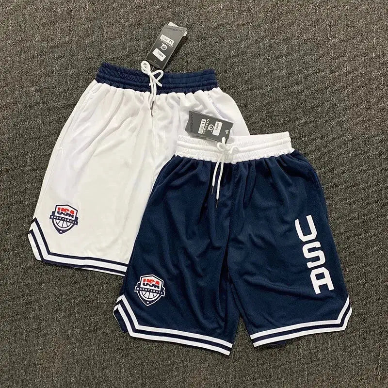 R&z - Basketball Running Shorts Men High Quality Social Elastic Waist