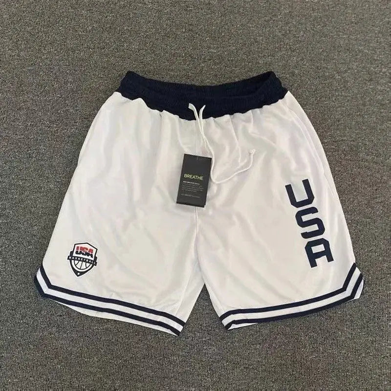 R&z - Basketball Running Shorts Men High Quality Social Elastic Waist
