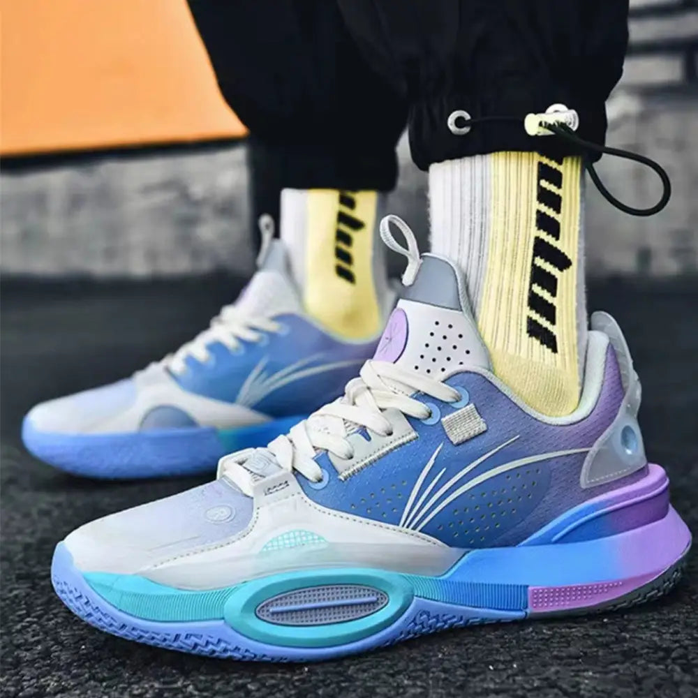 R&z - Basketball Shoes for Students - Sports Footwear - 10 Pearl White City / 41