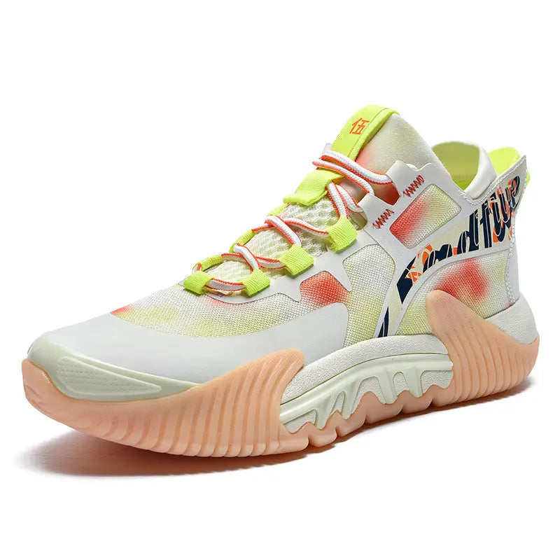 R&z - Basketball Shoes for Students - Sports Footwear - 7038 Orange / 36