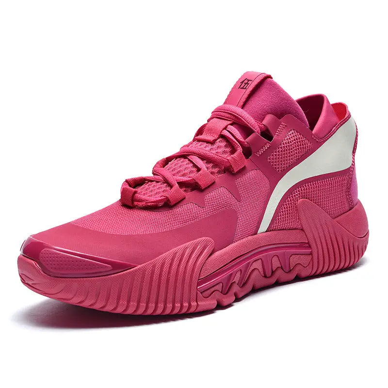 R&z - Basketball Shoes for Students - Sports Footwear - 7038 Pink White / 42
