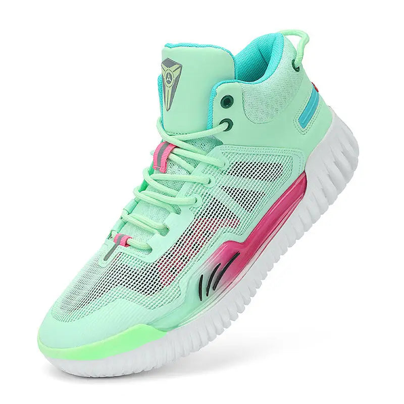 R&z - Basketball Shoes for Students - Sports Footwear - Anti-Wu 3 Light Mint Green / 37