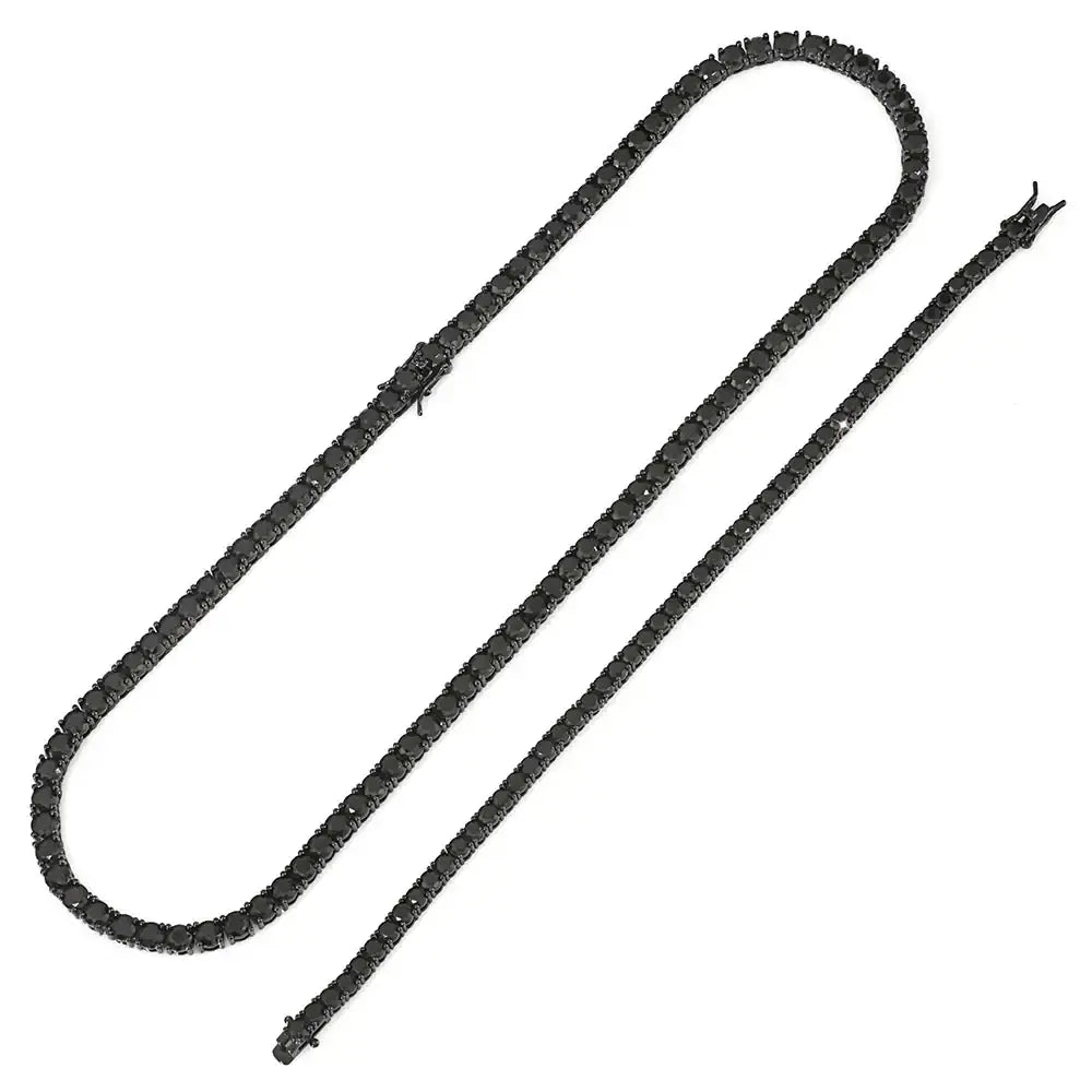 R&Z - Black Zircon Tennis Chain
