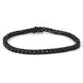 R&Z - Black Zircon Tennis Chain - Black Color / 7 inch(17.78cm) / 3MM