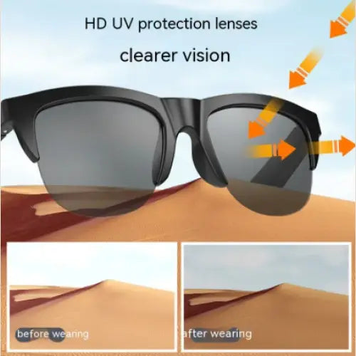 R&z - Bluetooth Sunglasses - Black