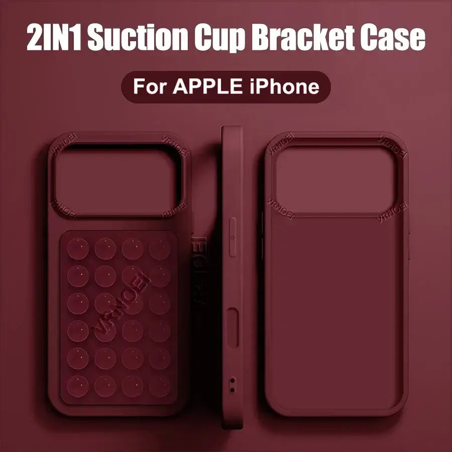 R&z - Bracket Phone Case For iPhone 16 15 11 12 13 14 17 Pro Max Plus AIR Cases Shockproof Cover Accessories