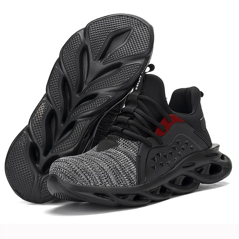 R&z - Breathable Safety Shoes - Protective Work Footwear - Grey / 47