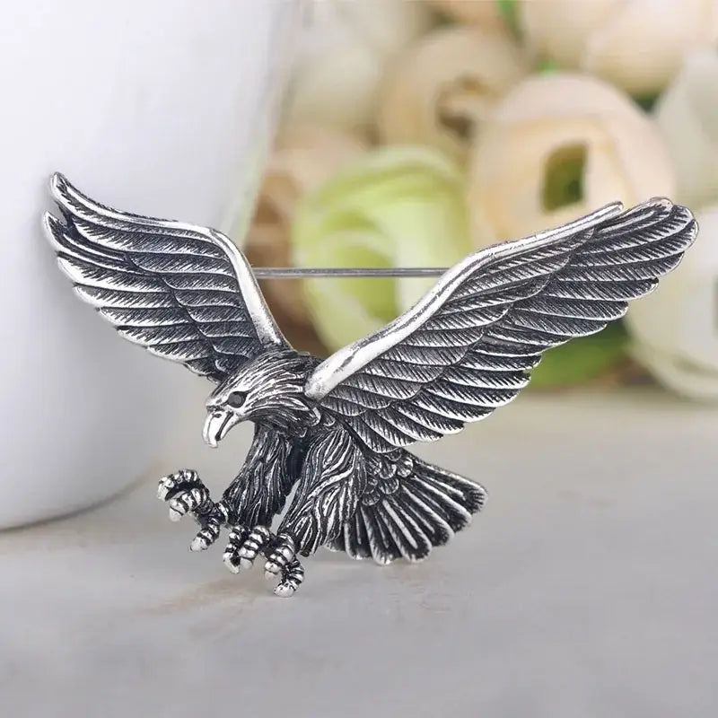 R&z - Brooch Pin Suit Shirt Accessories Casual Jewelry Brooch Gift - A14578-Silver - Accessories