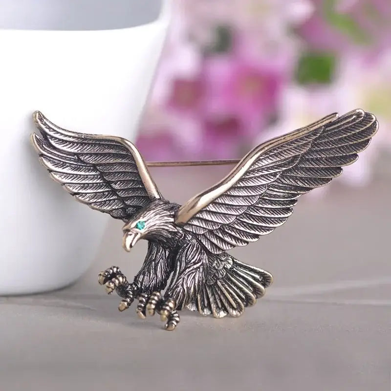 R&z - Brooch Pin Suit Shirt Accessories Casual Jewelry Brooch Gift - A14578-Gold - Accessories