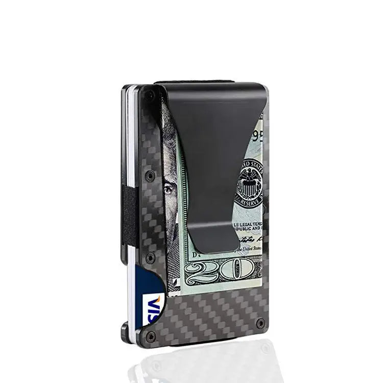 R&z - Carbon Fiber and Metal Wallets and Card Holders - Black