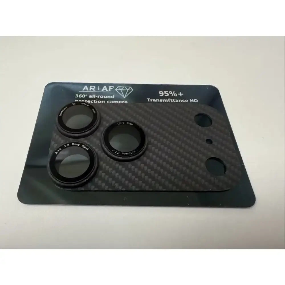 R&z - Carbon Fiber Full Camera Lens Protector Glass Cover for IPhone 17 Pro Max - R&z -Electronics Accessories