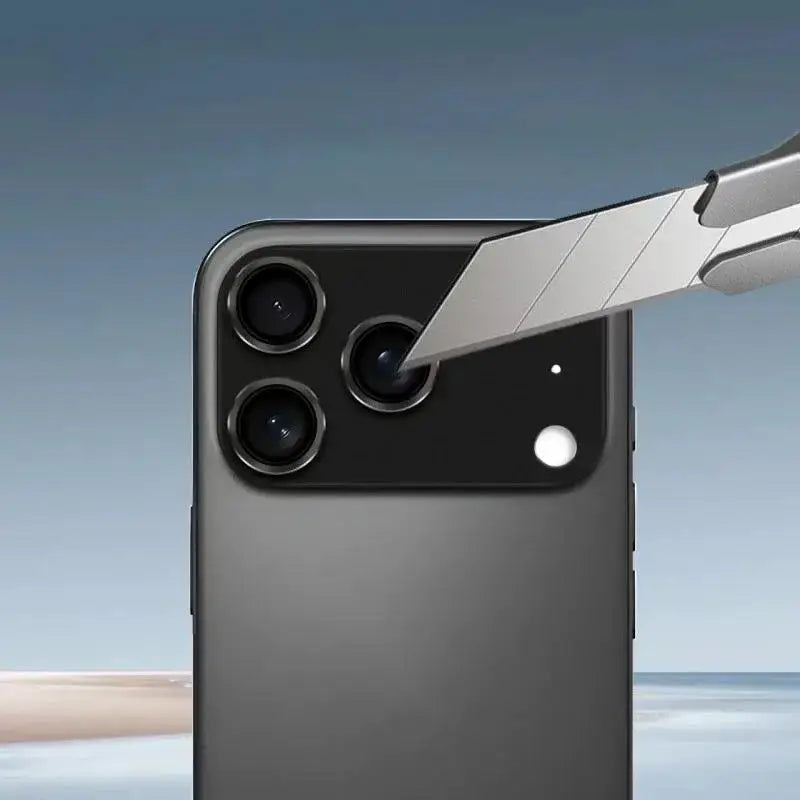 R&z - Carbon Fiber Full Camera Lens Protector Glass Cover for IPhone 17 Pro Max - R&z -Electronics Accessories