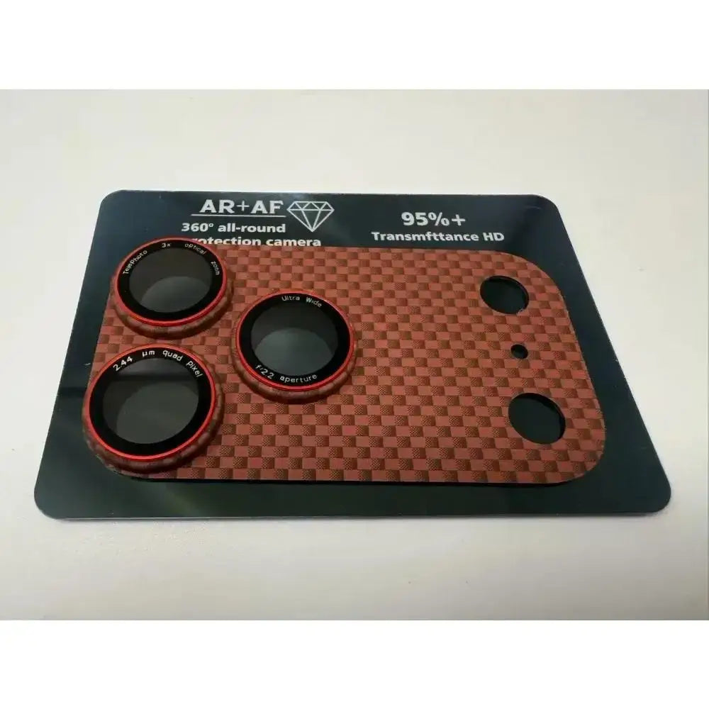 R&z - Carbon Fiber Full Camera Lens Protector Glass Cover for IPhone 17 Pro Max - R&z -Electronics Accessories