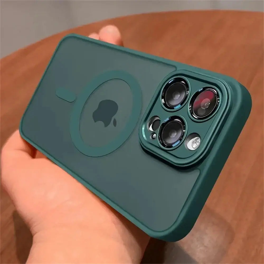 R&z - Case For iPhone 11 12 13 Proa Mx mini 15 16 Plus iPhone 16 15 14 - Dark green / For iphone 14 Plus