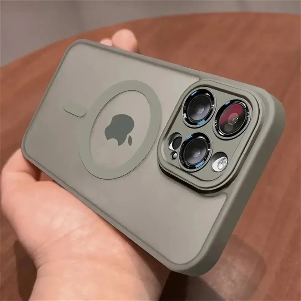 R&z - Case For iPhone 11 12 13 Proa Mx mini 15 16 Plus iPhone 16 15 14 - Gray / For iphone 16E