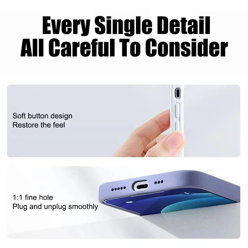 R&z - Case For iPhone 16 Pro Max Soft Cases For iPhone 16 Plus Shockproof Cover Phone Accessories - R&z -Electronics