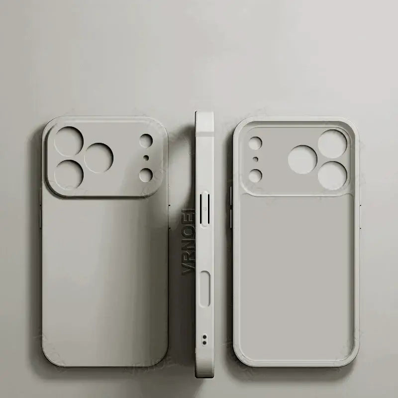 R&z - Case for iPhone 17 11 12 13 14 15 16 Pro Max Soft Bumper Cover for Air 14 15 16 Plus - Beige / iPhone 13 Pro Max