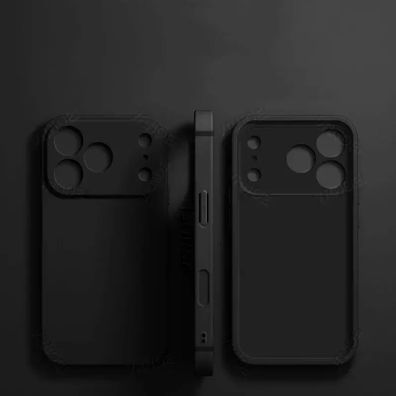 R&z - Case for iPhone 17 11 12 13 14 15 16 Pro Max Soft Bumper Cover for Air 14 15 16 Plus - black / iPhone17 Pro Max