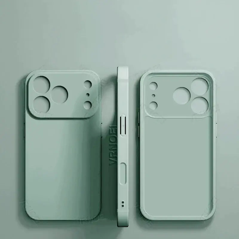 R&z - Case for iPhone 17 11 12 13 14 15 16 Pro Max Soft Bumper Cover for Air 14 15 16 Plus - light green / iPhone 16