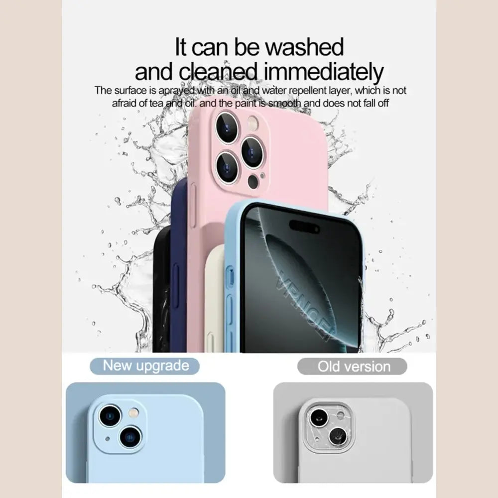 R&z - Case for iPhone 17 11 12 13 14 15 16 Pro Max Soft Bumper Cover for Air 14 15 16 Plus - Electronics Accessories