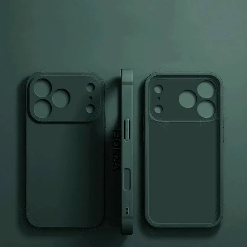 R&z - Case for iPhone 17 11 12 13 14 15 16 Pro Max Soft Bumper Cover for Air 14 15 16 Plus - Black Green / iPhone17 Pro