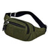 R&z - Casual Canvas Waist Pack for Phones and Wallets - Army green