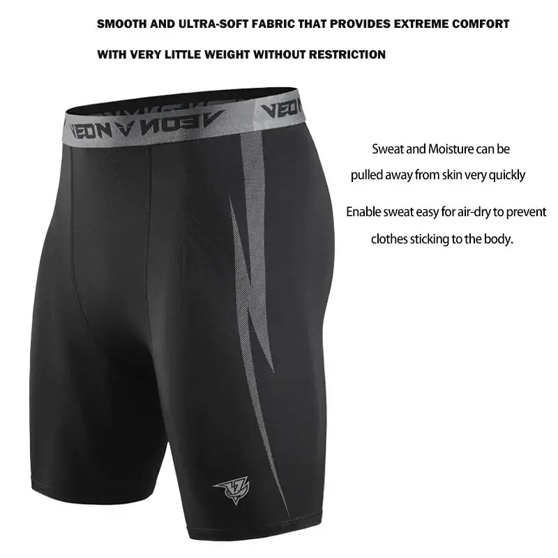 R&z - Compression Shorts Men Spandex Sport Shorts