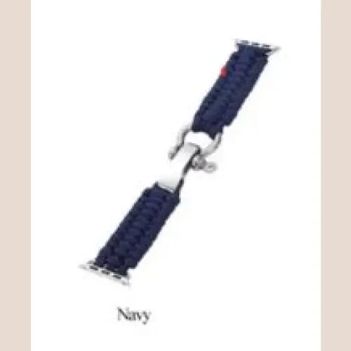R&Z - Cord Watch Strap for IWatch - Navy Blue / 41mm Series7