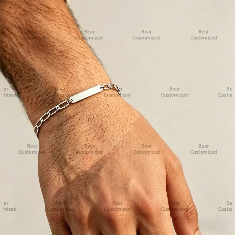 R&Z - Custom Engraved Couple Bracelet