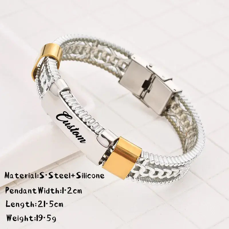 R&Z - Custom Engraved Identity Bracelte