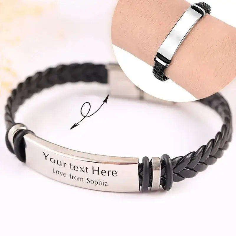 R&Z - Custom Engraved Identity Bracelte