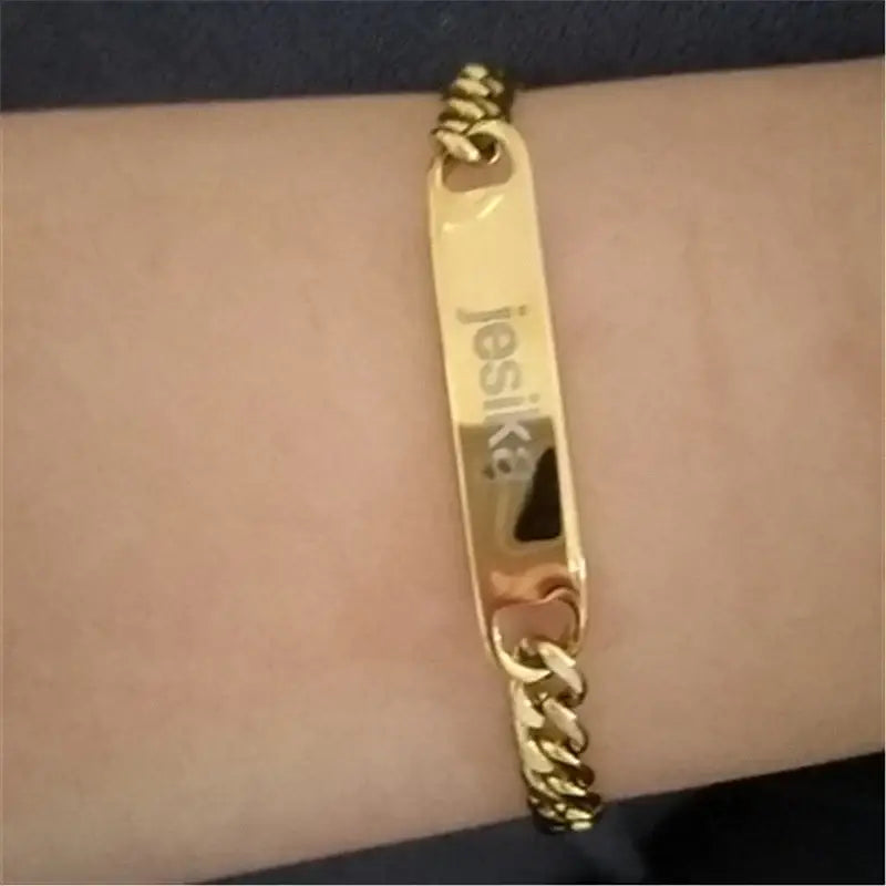 R&Z - Custom Engraved Woven Leather Bracelte