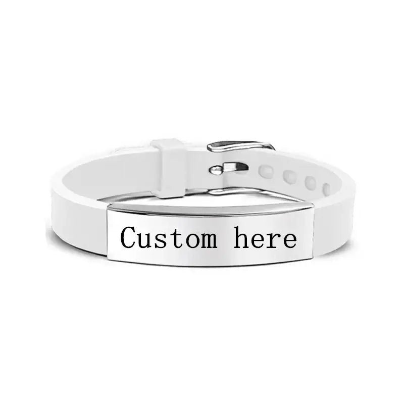 R&Z - Custom Engraved Woven Leather Bracelte