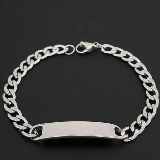 R&Z - Custom Engraved Woven Leather Bracelte