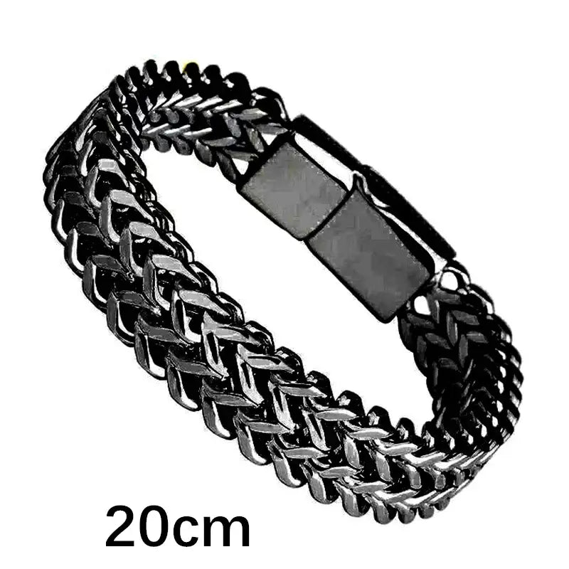 R&Z - Custom Engraved Woven Leather Bracelte
