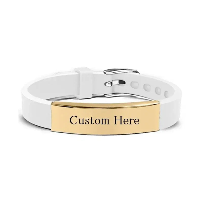 R&Z - Custom Engraved Woven Leather Bracelte