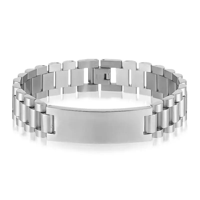 R&Z - Custom Engraved Woven Leather Bracelte