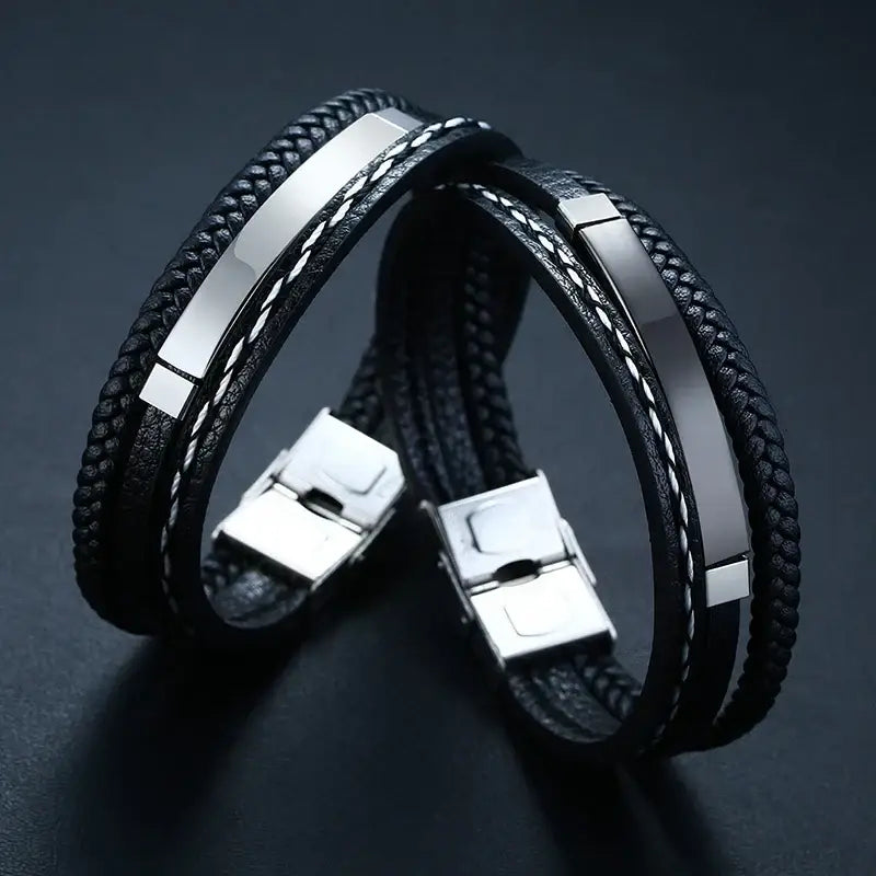 R&Z - Custom Multi Layer Leather Bracelte