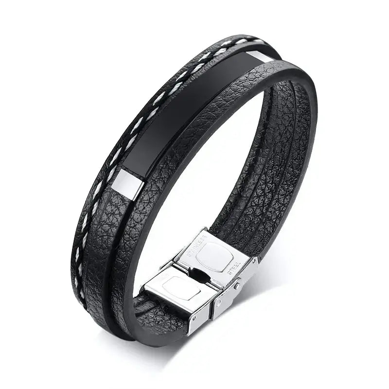 R&Z - Custom Multi Layer Leather Bracelte