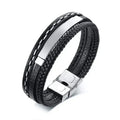 R&Z - Custom Multi Layer Leather Bracelte - No Custom / BL-553S