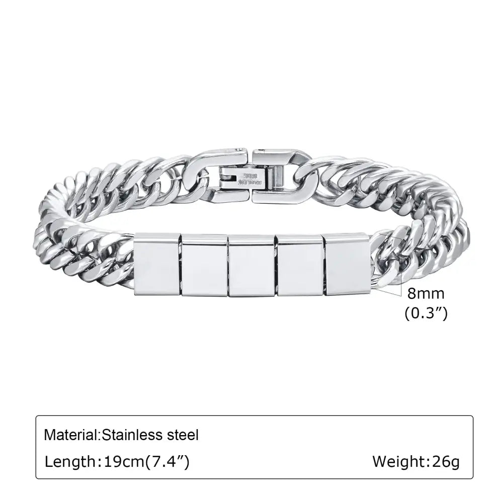 R&Z - Custom NameCuban Iink Bracelte