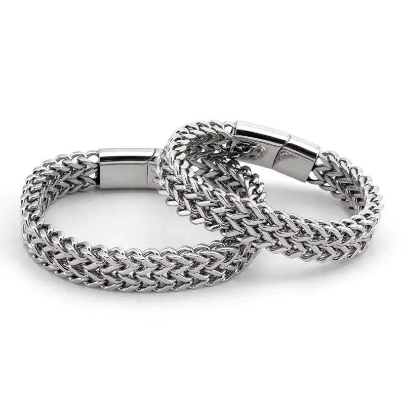 R&Z - Double Cuban Chain Magent Bracelte