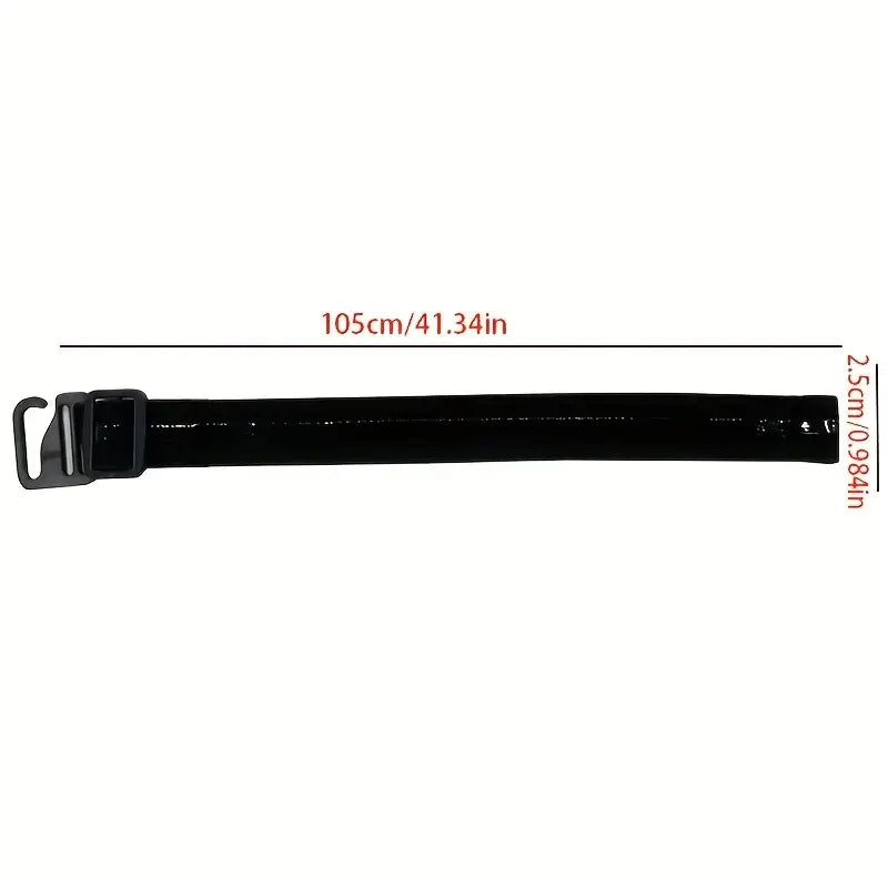 R&z - Fabric Shirt Stays Adjustable Elastic Non-Slip Polyester Belts for Formal Shirts - black - Men’s Pants