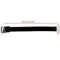 R&z - Fabric Shirt Stays Adjustable Elastic Non-Slip Polyester Belts for Formal Shirts - black - Men’s Pants