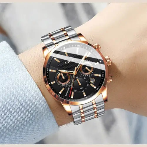 R&z - Fashion Sport Quartz Clock Mens Watches - G / 45mm - &z Watches