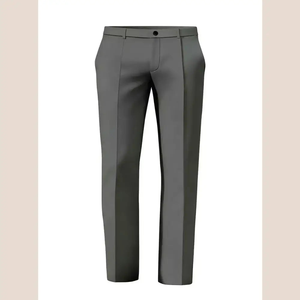 R&z - Fashionable Business Casual Straight-Tee Commuting Pants - Dark gray / XXXL - Men’s Pants